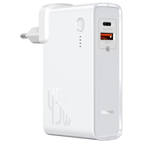 Аккумулятор Baseus GaN Charger C+U 10000 mAh (PPNLD-C01/PPNLD-C02) белый