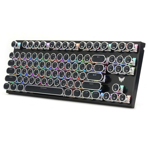 Клавиатура CROWN MICRO, игровая клавиатура, черный, кириллица+QWERTY, USB, с подсветкой