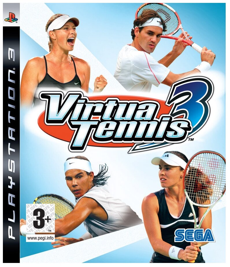 Virtua Tennis 3 (PS3) английский язык