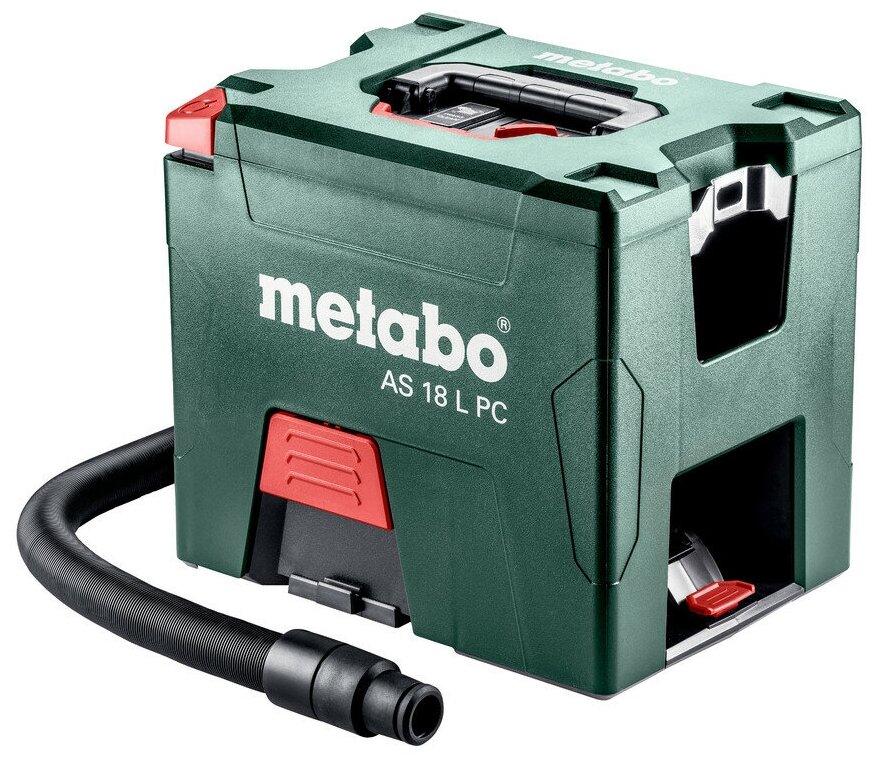 Профессиональный пылесос Metabo AS 18 L PC без аккумулятора (602021850), зеленый