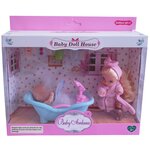 Игровой набор Кукла и Пупсик в ванночке с аксессуарами - изображение