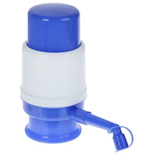 Помпа для воды LESOTO Mini механическая под бутыль от 11 до 19 л голубая 1317999
