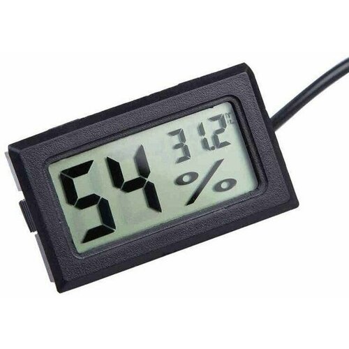 Электронный термометр Ampertok гигрометр цифровой T110 1м (черный)