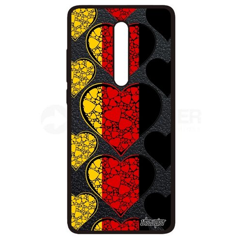 фото Чехол для телефонов redmi k20, "флаг германии с сердцем" государственный любовь utaupia