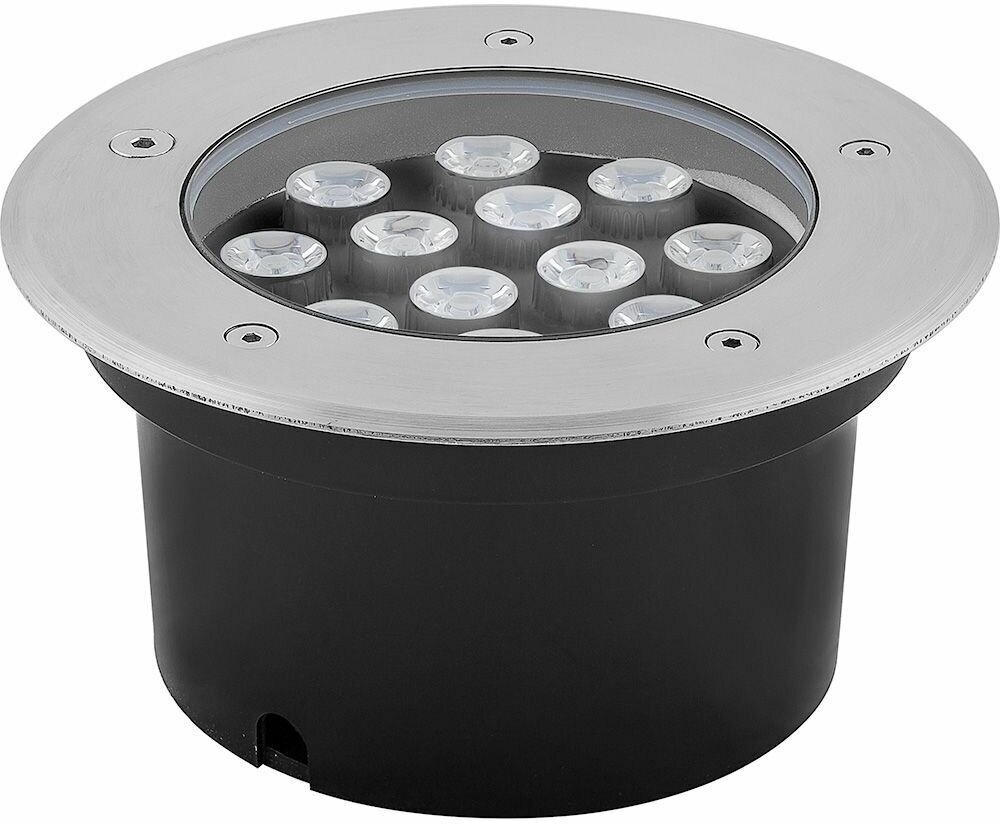 Светильник тротуарный, 12LED, 6400К, 12W, 180*H90mm, внутренний диаметр: 150mm, IP 67, SP4114