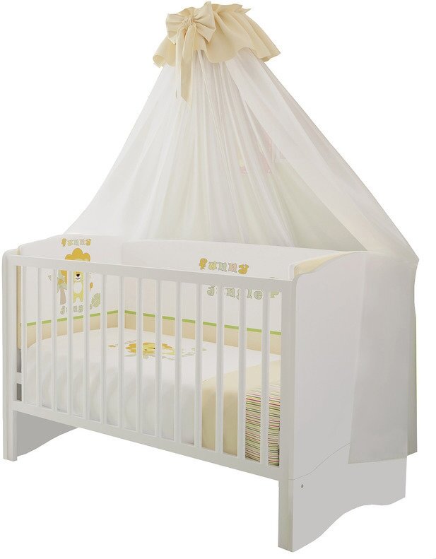 Кроватка детская Polini kids Simple 140х70 см, белый