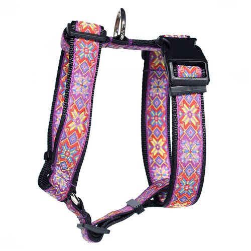 Шлейка прогулочная для собак регулируемая Поларис Размер L Цвет 6