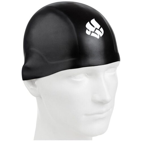 фото Шапочка для плавания mad wave r-cap fina approved, black