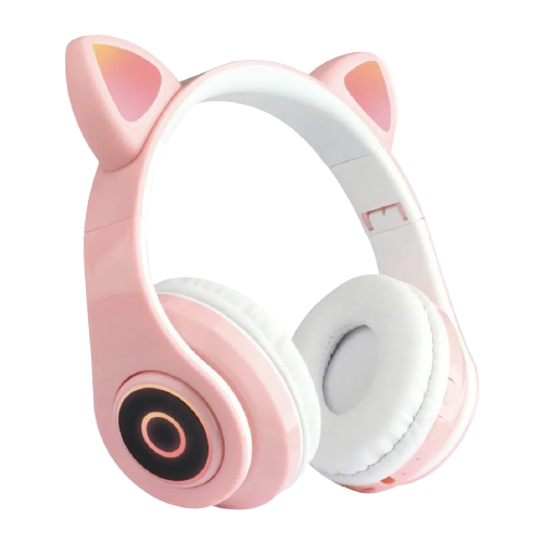 YQT CXT-B39 Cat Ear, pink наушники беспроводные блютуз