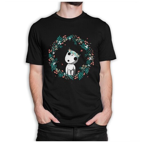 фото Футболка dream shirts кодама (принцесса мононоке) мужская xs черная