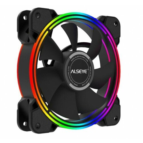 Вентилятор для корпуса Alseye HALO 4.0 S-RGB 12cm FAN 120mm, 800~2000RPM, 18.3-45.2CFM, 13.5-35.2dB(A), RTL