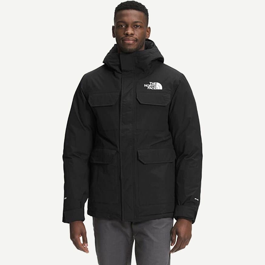 parka noir the north face