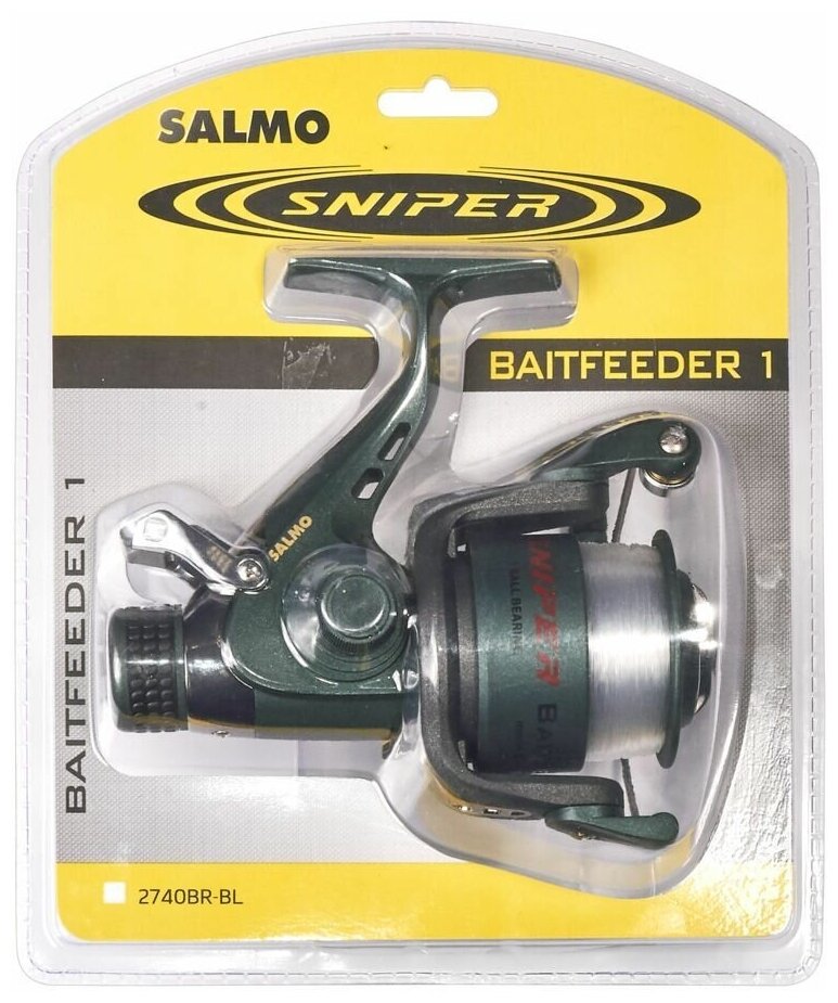 Катушка безынерционная Salmo Sniper BAITFEEDER 1 40BR блистер - фото №4