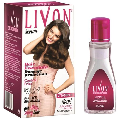 Сыворотка для волос, Livon Silky Serum 100 мл. Parachute