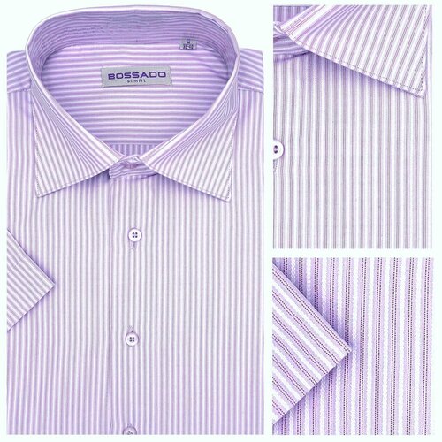 Рубашка , размер XL, фиолетовый