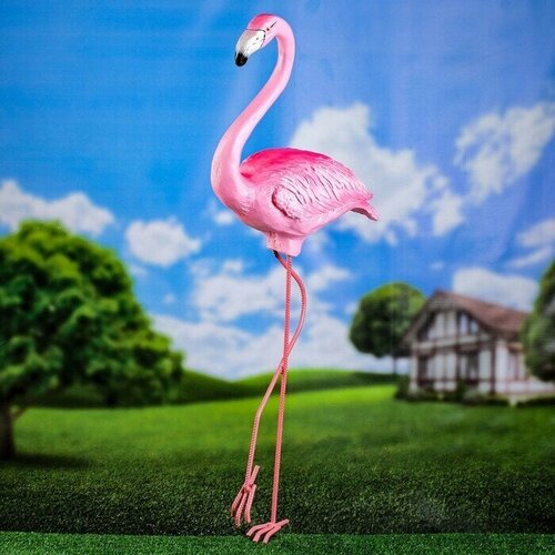 хорошие сувениры садовая фигура фламинго 112х42х17см Садовая фигура Фламинго 112х42х17см