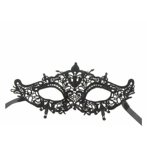 Карнавальная маска черная ажурная Восток кружевная карнавальная маска очарование ажурная