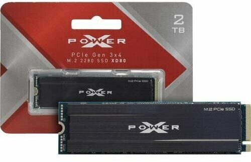 Накопитель SSD 2TB Silicon Power XD80, M.2 2280, PCI-E 3x4, [R/W - 3400/3000 MB/s] - фото №3