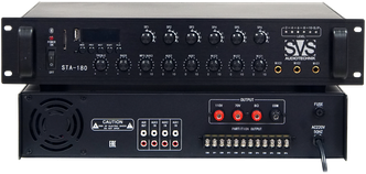 SVS Audiotechnik STA-180 - Усилитель мощности трансляционный, 180 Вт