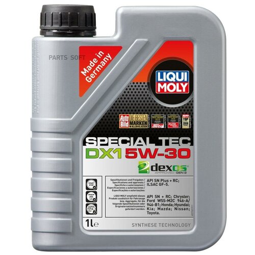 Liqui moly Liquimoly Нс-Синт. Мот.Масло Special Tec Dx1 5w-30 (1л)