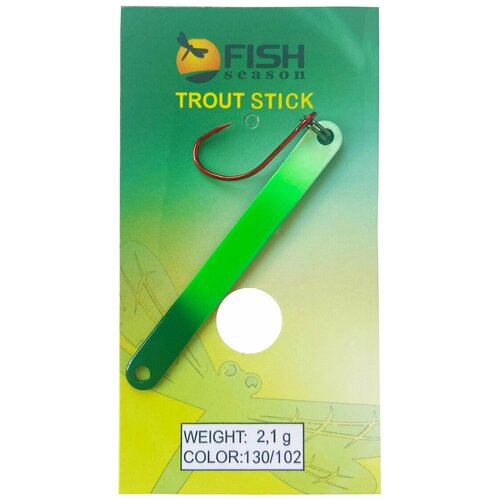 фото Блесна trout stick, 2.1гр, цвет-102, 1шт/уп fish season