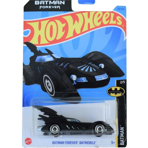 Машинка Hot Wheels коллекционная (оригинал) BATMAN FOREVER BATMOBILE черный HKG38