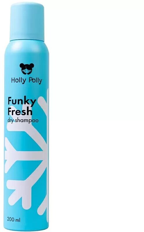 Сухой шампунь HOLLY POLLY для всех типов волос Funky Fresh, 200 мл