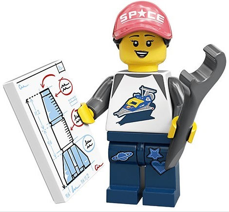 Конструктор LEGO Minifigures Series #20 71027-06 Любитель космоса / Space Fan (col20-6)