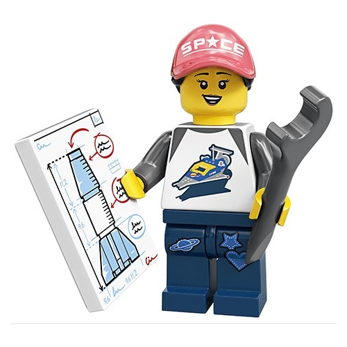 Конструктор LEGO Minifigures Series #20 71027-06 Любитель космоса / Space Fan (col20-6)