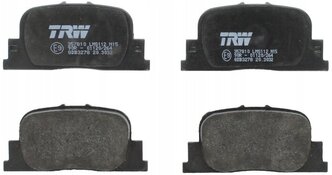 Дисковые тормозные колодки задние TRW GDB3278 для BYD, Geely, Lifan, Toyota (4 шт.)