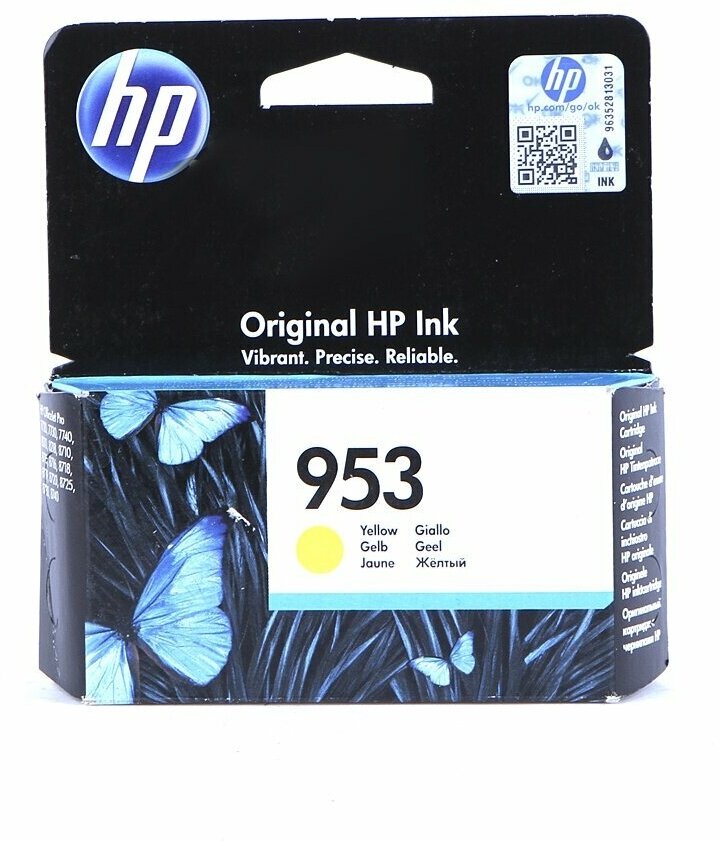 Картридж HP 953 F6U14AE Yellow