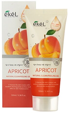 EKEL Natural Clean peeling gel Apricot Пилинг-скатка с экстрактом абрикоса