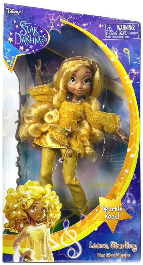 Кукла Дисней Стар Дарлинг Леона Старлинг из серии Искрящийся рок 2016 Disney Sparkle rock Leona Starling