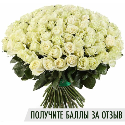 Букет из 101 белой розы. LoVa Flowers