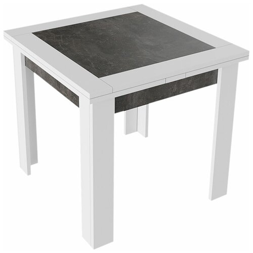 Кухонный стол ТриЯ Хьюстон Белый / Ателье темный 790 мм