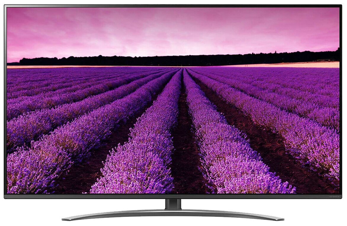 55" Телевизор LG 55SM8200 2019 NanoCell, HDR, LED, черный