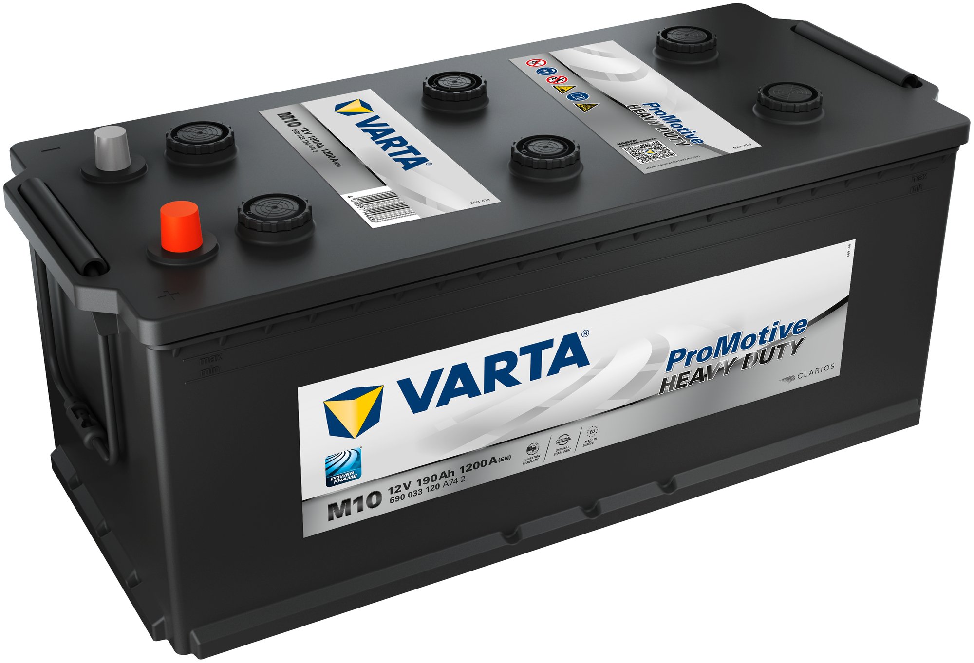 Аккумулятор для грузовиков VARTA Promotive Heavy Duty M10 (690 033 120) 513х223х223