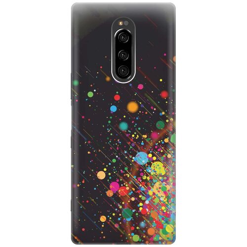 фото Cиликоновый чехол на sony xperia 1 / xz4 / сони иксперия 1 с принтом "яркое настроение" gosso