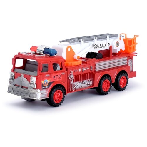 Пожарный автомобиль Сима-ленд Пожарная 1009681 1:43, 28 см, красный