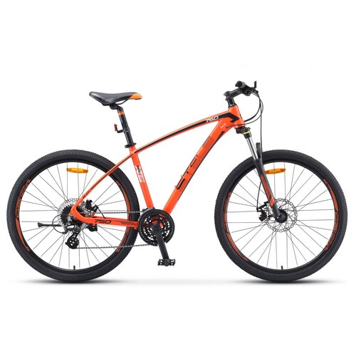 Горный MTB велосипед STELS Navigator 750 MD 275 V010 2021 оранжевый 16 требует финальной сборки 3266000₽