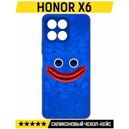 Чехол-накладка Krutoff Soft Case Хаги Ваги - Веселый Хаги Ваги для Honor X6 черный чехол накладка krutoff soft case хаги ваги игрушка для honor x6 черный