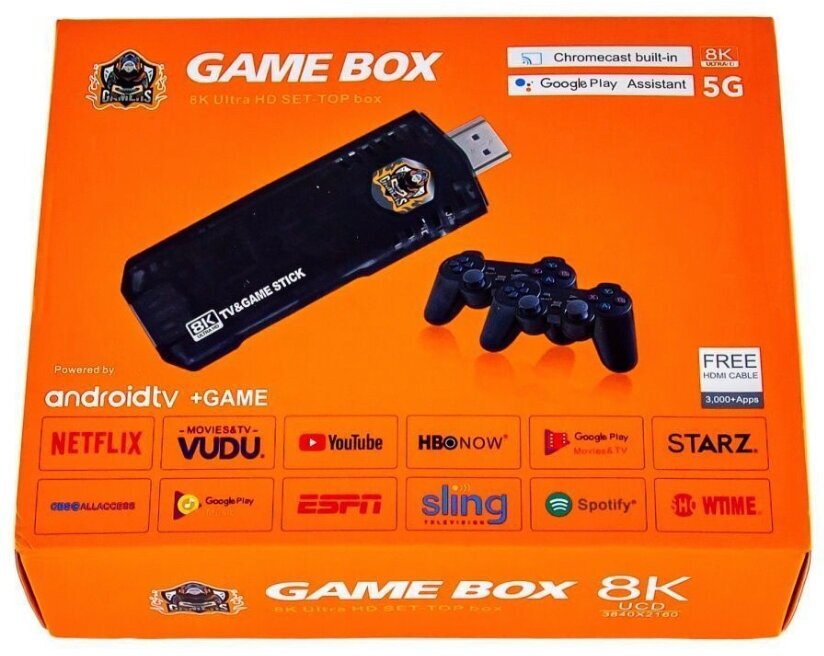 Игровая приставка, портативная консоль Game Box 5G от GadFamily !