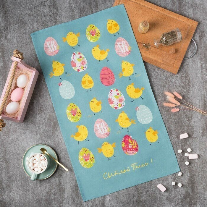 фото Полотенце Этель Зайцы , плотность ткани 190 г/м²