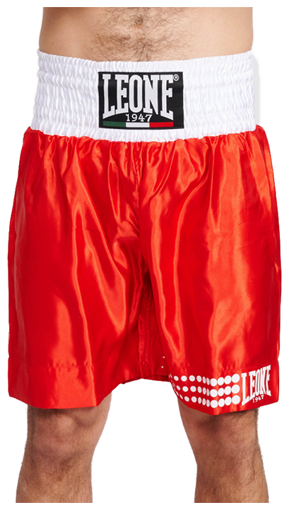 Шорты боксёрские Leone 1947 Boxing AB737 Red (S) 
