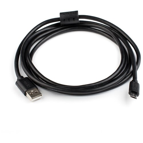 Видео кабели и переходники ATCOM USB 2.0 A (M) - microUSB B (M), 0.8м (AT9174) кабель atcom usb microusb at9174 0 8 м черный