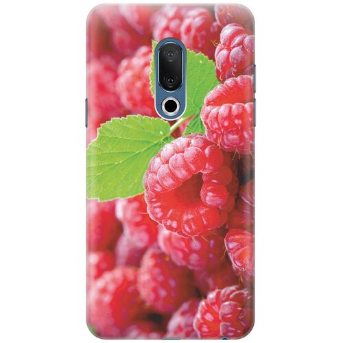 фото Cиликоновый чехол на meizu 15 / мейзу 15 с принтом "малинка" gosso