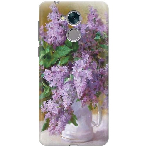 фото Cиликоновый чехол на honor 6с / хонор 6с с принтом "букет сирени" gosso