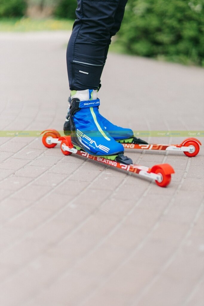 Ботинки для беговых лыж Spine Concept Skate PRO, Синий, размер 46 - фото №5