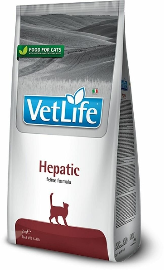 Farmina Vet Life Cat Hepatic сухой корм для взрослых кошек при заболевании печени - 2 кг