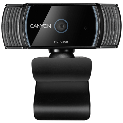 Веб-камера Canyon CNS-CWC5, черный аксессуар canyon type c lightning 1 2m black cns mfic4b